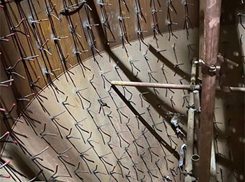 Плоская поверхность из нержавеющей стали для применения в печах